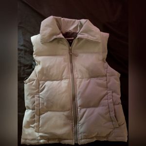 Express small puffy vest grey
